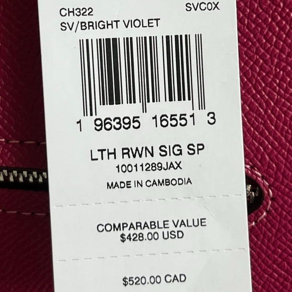 CH322 - Coach Rowan Satchel with Signature Canvas Detail - Picture 11 of 14